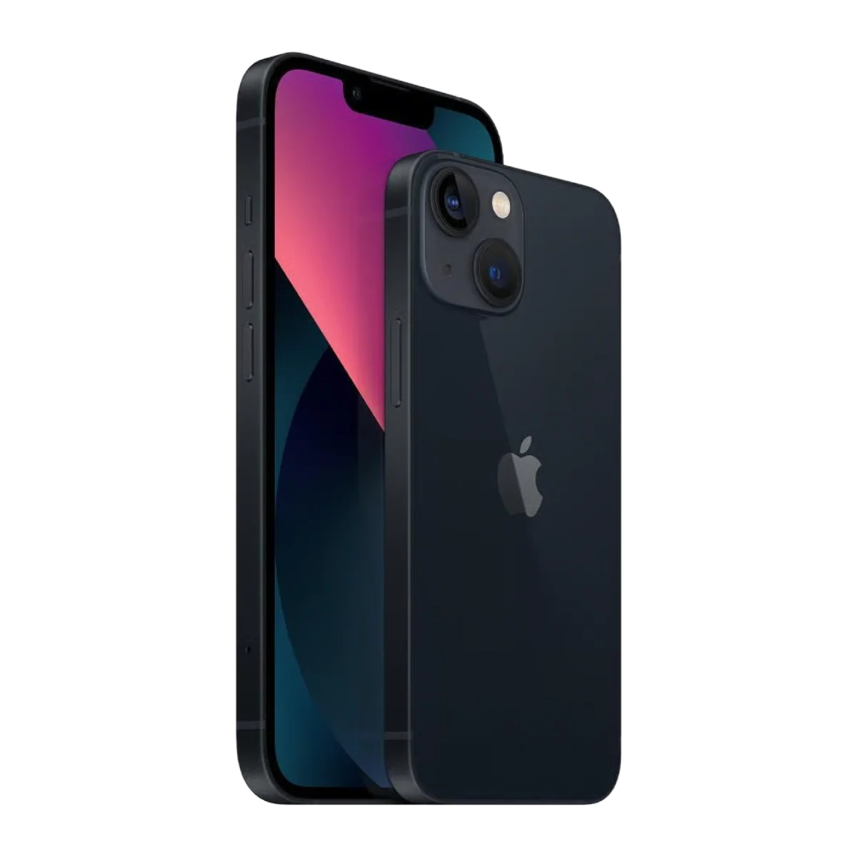 iPhone 13 minuit, vu de face